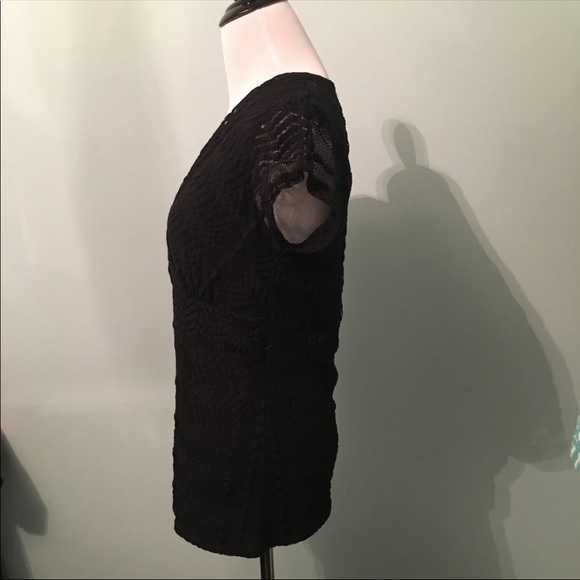 Alfani black lace blouse - Picture 4 of 6